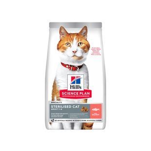 Сухой корм Hill's Science Plan Feline Adult Sterilised Cat для взрослых стерилизованных котов, с лососем 3 кг 608884 фото