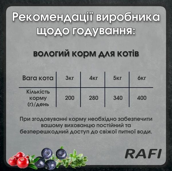 Влажный корм Dolina Noteci Rafi для взрослых стерилизованных котов, с ягня 400 г 12751 фото