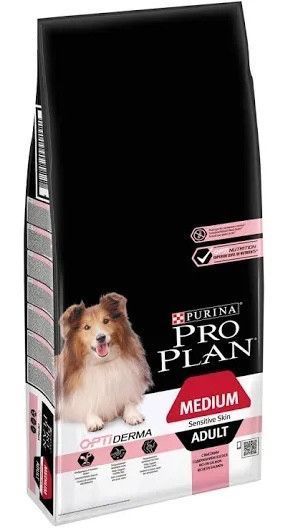Сухий корм Purina Pro Plan Medium Sensitive для дорослих собак середніх порід з чутливою шкірою, з лососем 14 кг 3650480/120464 фото