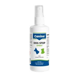 Спрей Canina Dog Stop Spray для собак та котів, для відлякування під час тічки 100 мл 142316 AD фото