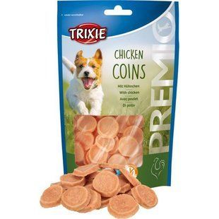 Ласощі Trixie Chicken Coins для дорослих собак, курка 100 г TX-31531 фото