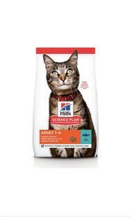 Сухой корм Hill's Science Plan Feline Adult для взрослых котов, с тунцем 300 г 604071 фото
