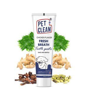 Зубна паста Pet Clean Pet Toothpaste для собак та котів, щоденний догляд за зубами та яснами, з ароматом курки 100 г PC001 фото