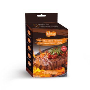 Ласощі Mavsy Refined Jerky для собак, стейк з оленини з в'яленими томатами на подушці з гарбуза 100 г LSRM06 фото