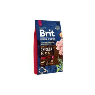 Сухий корм Brit Premium Dog Adult L для дорослих собак великих порід, з куркою 8 кг 170826/6451 фото