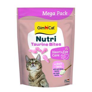 Витаминизированное лакомство GimCat Nutri Taurine Bites для взрослых котов, с сыром и таурином 425 г G-419671 фото
