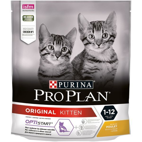 Сухий корм Pro Plan Kitten для кошенят, з куркою 400 г 3650599 фото