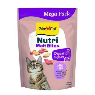Витамизированное лакомство GimCat Nutri Malt Bites для взрослых котов, с мальтом 425 г G-427348 фото