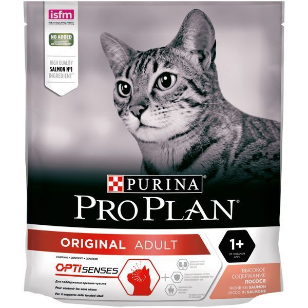 Сухой корм Pro Plan Cat Vital Function для взрослых котов, с лососем 400 г 545037 фото